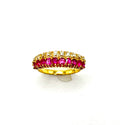 EARLY 20th CENTURY 18ct Gold, Diamond & Ruby Ring