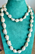 Oversized 15-27mm Baroque Cultured Freshwater Pearl Opera Necklace, 45 Pearls, 90 cm