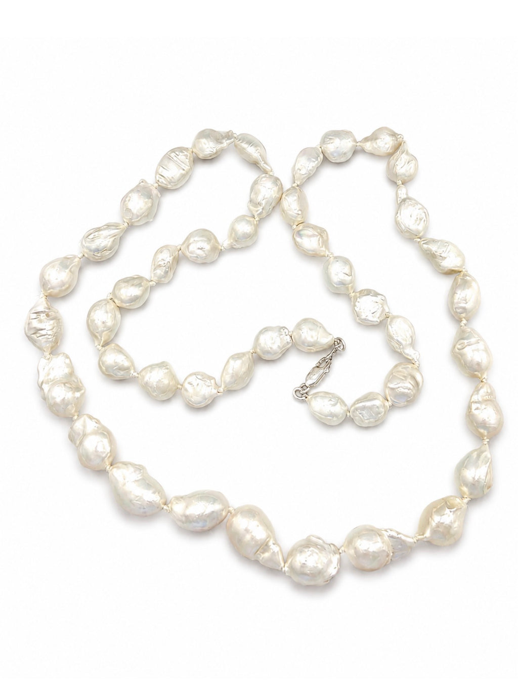 Oversized 15-27mm Baroque Cultured Freshwater Pearl Opera Necklace, 45 Pearls, 90 cm