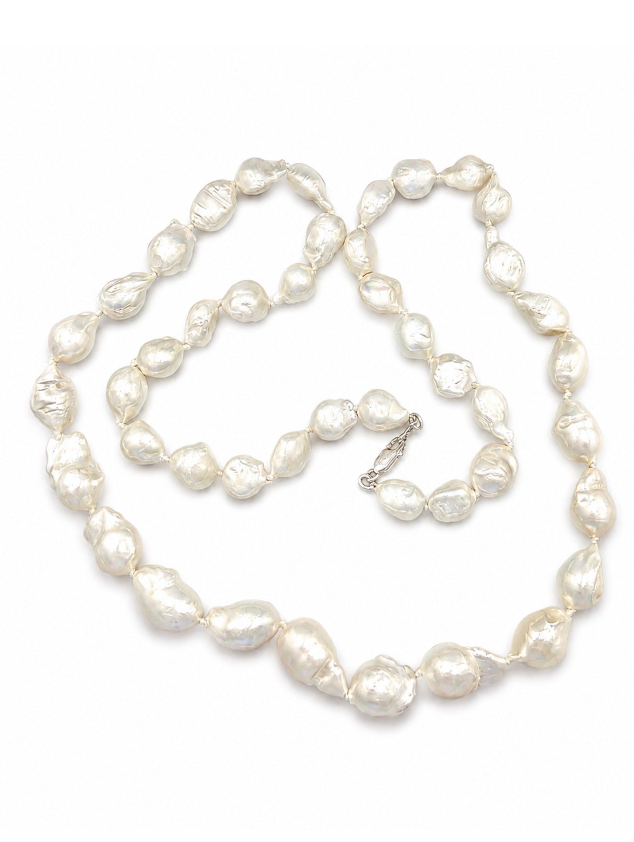 Oversized 15-27mm Baroque Cultured Freshwater Pearl Opera Necklace, 45 Pearls, 90 cm
