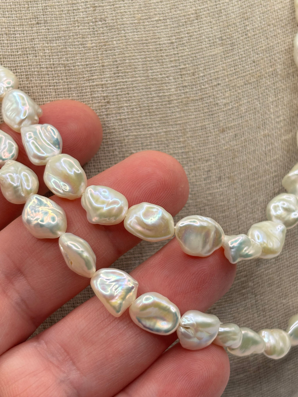 Long Baroque Freshwater Cultured Pearl Sautoir Necklace, 122 cm 48 inches