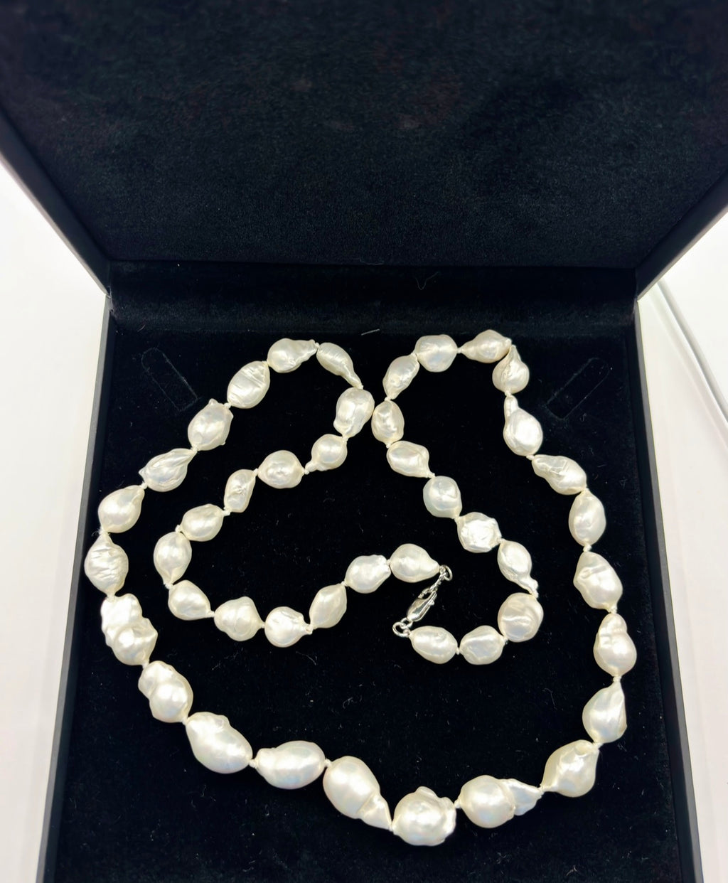 Oversized 15-27mm Baroque Cultured Freshwater Pearl Opera Necklace, 45 Pearls, 90 cm