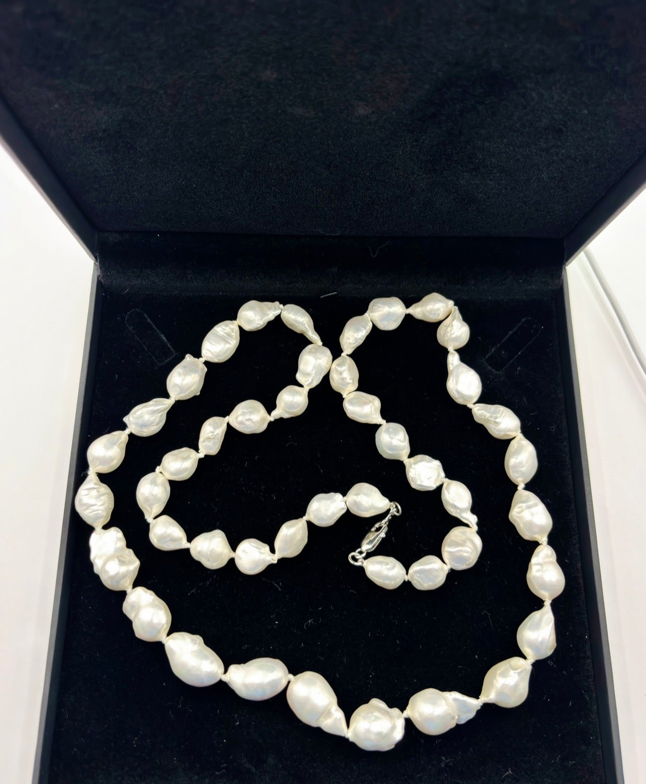 Oversized 15-27mm Baroque Cultured Freshwater Pearl Opera Necklace, 45 Pearls, 90 cm
