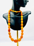 Antique Baltic Butterscotch Amber Bead Necklace, 70cm, 1920s-1940s